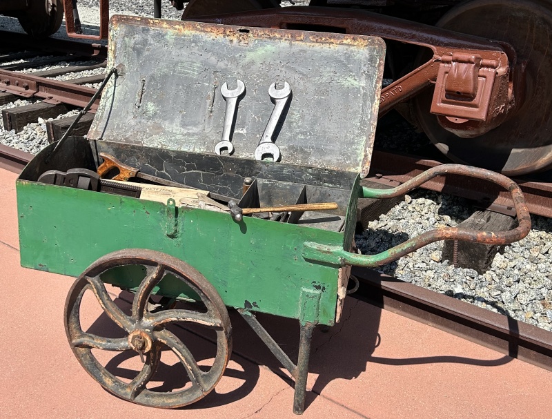 Toolbox on display at museum